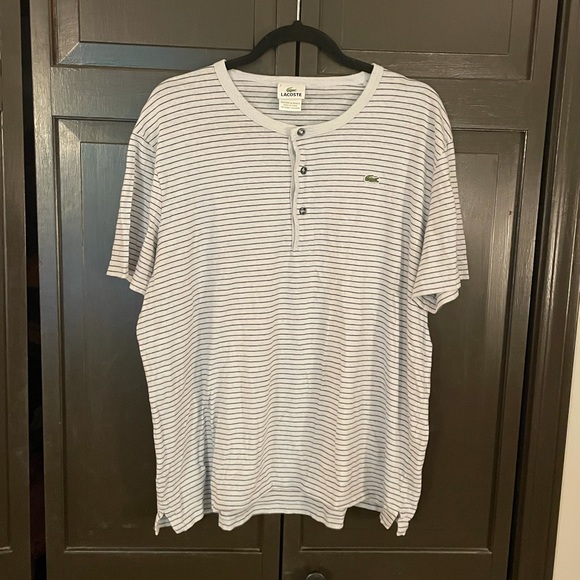 Lacoste Other - Lacoste Men’s Henley T-Shirt size 7 (US 2X)